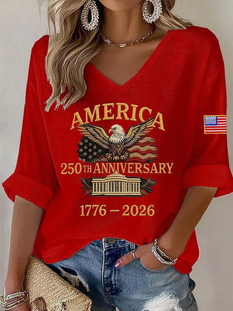 Summer V-neck short-sleeved top 3D digital printing women's casual short-sleeved m302655