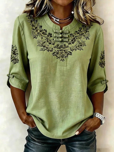 Women's floral print top m302985