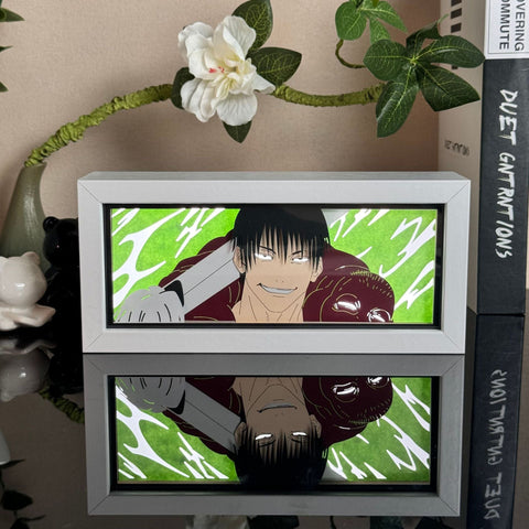 Jujutsu Kaisen Fushiguro Toji Paper Carving Lamp Photo Frame