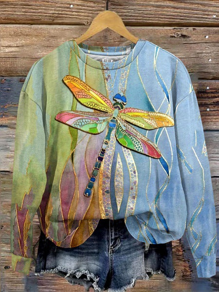 Knitted Women's Christmas Crew Neck Long Sleeve Pullover Women's m302124