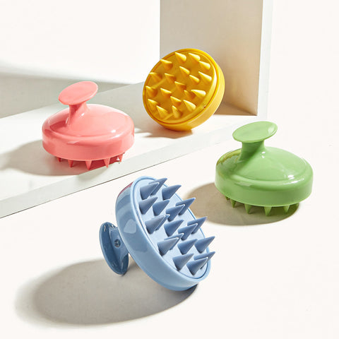 Small Fresh Massage Brush Meridian Brush Home Adult Scalp Relaxation Silicone Bathing Massage Brush m3330635