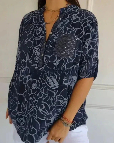 Beauty animal poultry retro print shirt m302888
