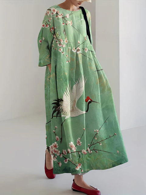 Crew neck sweet women's dress new dress m301069