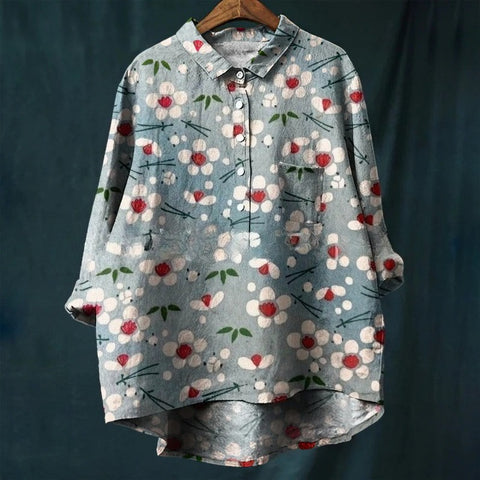 Beauty animal poultry retro print shirt m302888