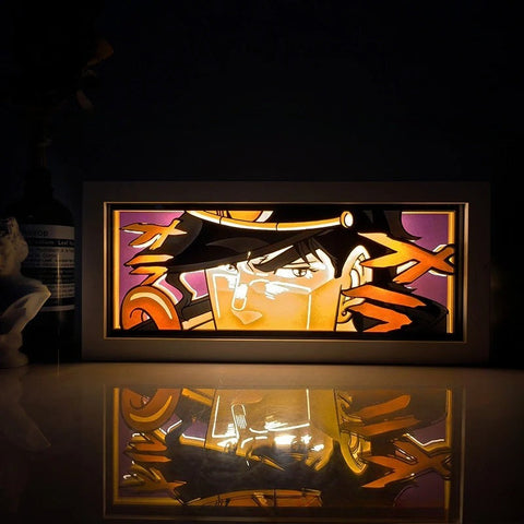 JoJo's Bizarre Adventure Paper Carving Lamp Photo Frame
