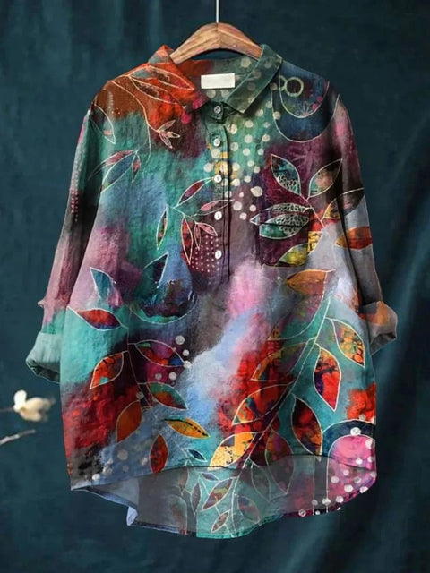 Beauty animal poultry retro print shirt m302888