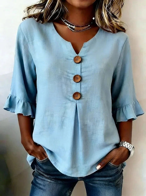 3D digital printing floral pattern women's long-sleeved buckle cardigan top m302703
