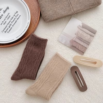 Cashmere pile socks women add cashmere thick warm stockings in autumn and winter m1915010467