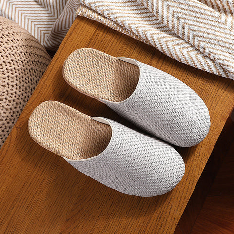 Japanese style Malay grass linen slippers m1915010542
