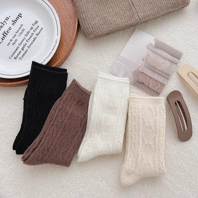 Cashmere pile socks women add cashmere thick warm stockings in autumn and winter m1915010467